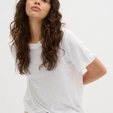 MEW - Lisa t-paita pellavaa, bright white