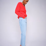 Elly Gallon Jeans, light blue ankle