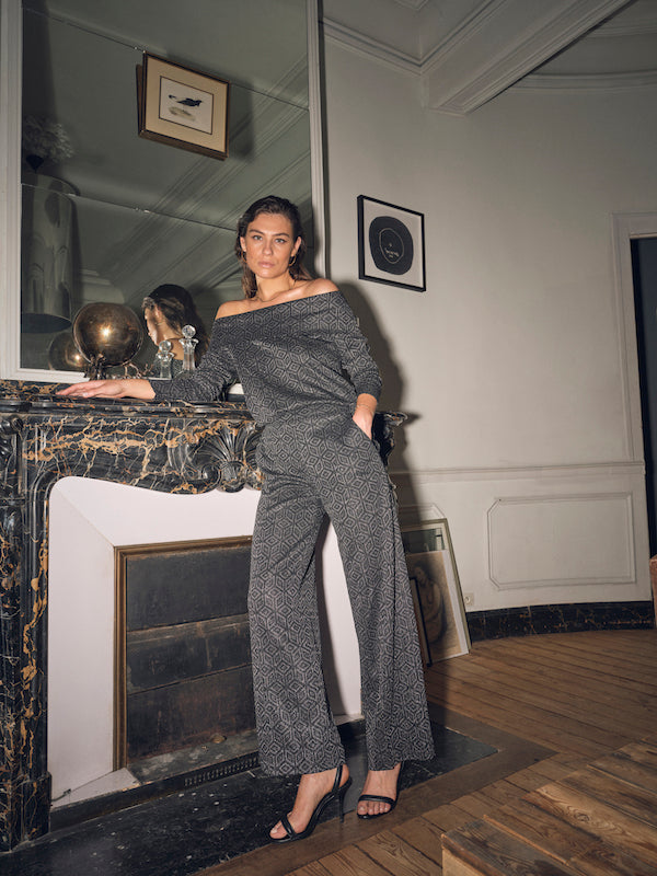 Mos Mosh - Zimu Glam Pant, Silver