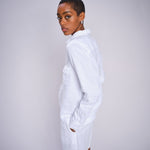 Emmie pellavashortsit, white