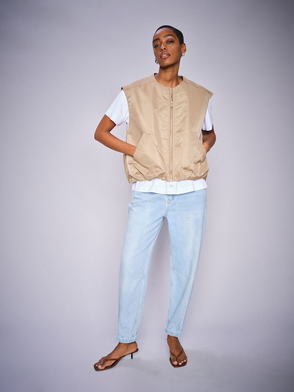 Elly Gallon Jeans, light blue ankle