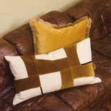 Julie tyynynpäällinen 50x50cm, Olive/Mustard