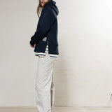 Donna raitapaita, Ecru/New Navy