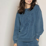 Gunhild stretch denim housut, Dark Denim