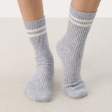 Dorin villasukat, Grey Melange Stripe