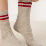 Dorin villasukat, Natural Melange Stripe