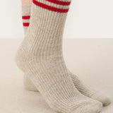 Dorin villasukat, Natural Melange Stripe