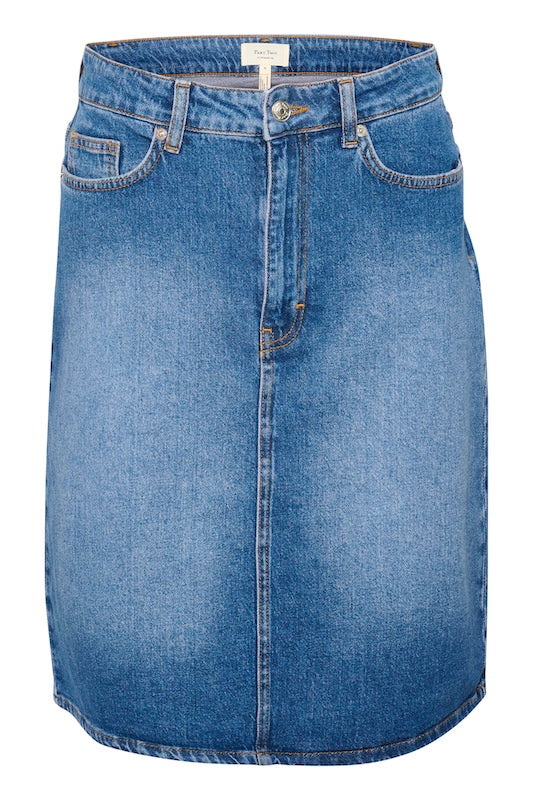 Leja farkkuhame, medium blue denim