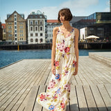 Theona mekko, Multi Flower Print
