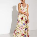 Theona mekko, Multi Flower Print
