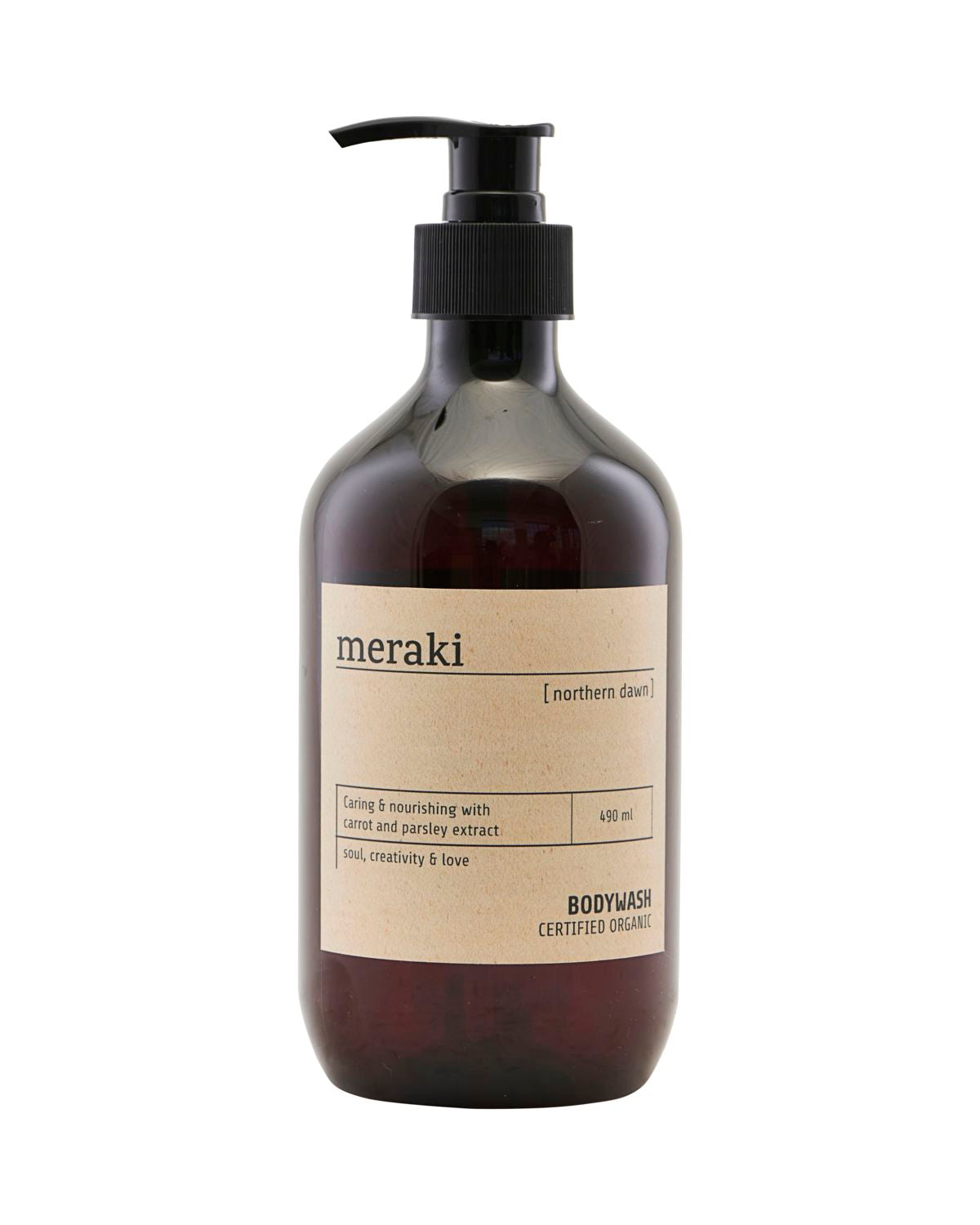 Meraki vartalosaippua, body wash, Northern Dawn