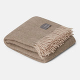 Mohair torkkupeitto, Light Taupe & Brindle Melange