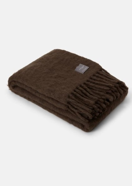 Luxury Kid Mohair torkkupeitto, Light Chocolate