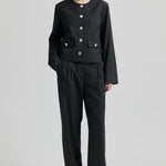 Wake housut ja bleiseri , dark grey melange