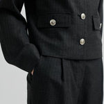 Wake housut, dark grey melange