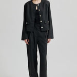 Wake housut, dark grey melange