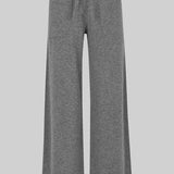 Calm Knit neulehousut, Grey Melange