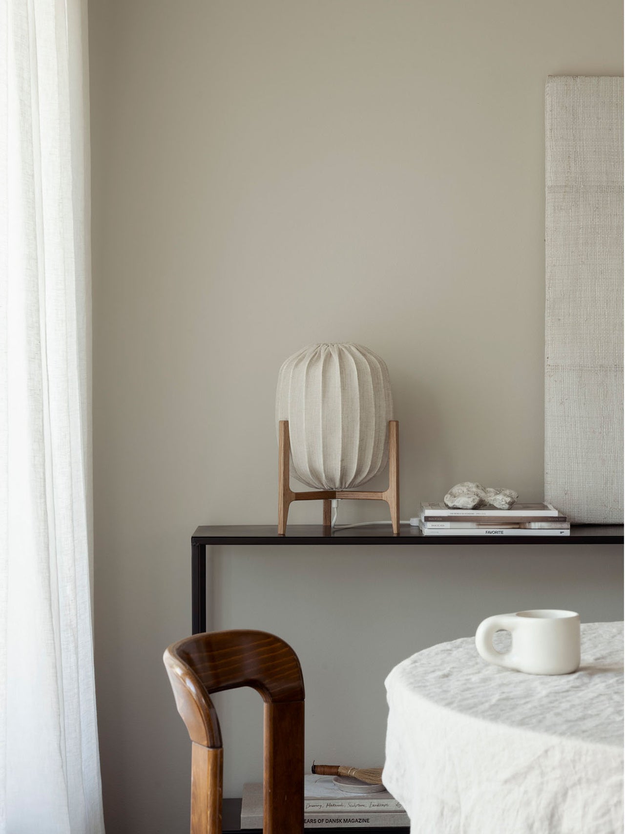 Watt & Veke - Prisma table lamp, oak/natural