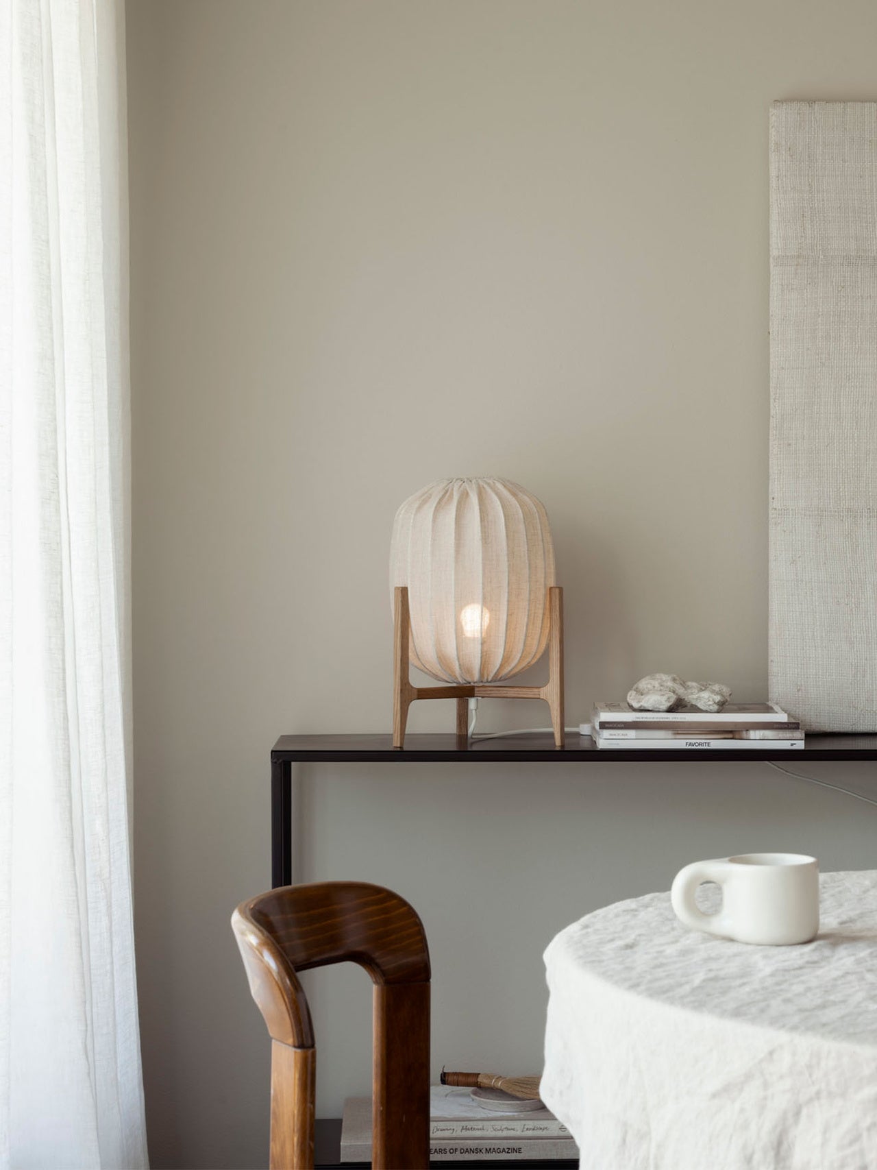 Watt & Veke - Prisma table lamp, oak/natural