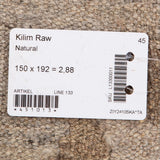 Kelim matto, Natural #635 / 150x192