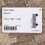 Kelim matto, Natural #626 / 153x189