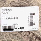 Kelim matto, Raw Natural #631 / 117x176