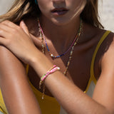Calypso Bracelet, Flamingo Pink