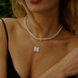 Drop of Silver Earring, Silver