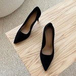 Flattered - Charlie Suede korkkarit, musta