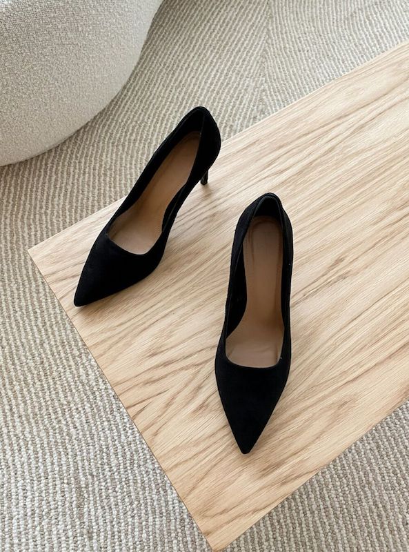 Flattered - Charlie Suede korkkarit, musta