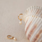 Venice Pearl Hoop korvakorut, kulta