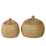 Juuttikori Ankita pyöreä M, Natural