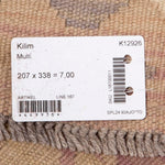 Kelim matto, multi custom #619 / 207x338cm