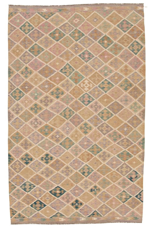 Kelim matto, multi custom #618 / 210x337cm