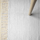 Särö räsymatto, off white