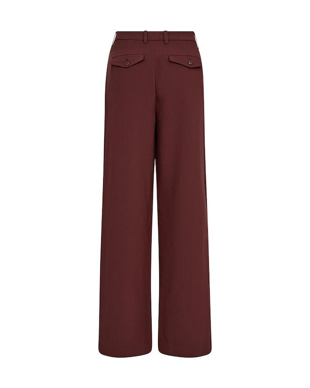 Mos Mosh - Maddie Bellis Pant long, rum raisin