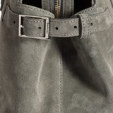 Lisa Bowler Bag Suede, Stone Grey
