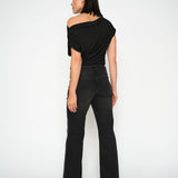 Shima Sleeveless Tee, Black