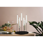 eno studio - MULTI CANDLE PIN kynttilänjalka, musta