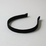 Gauhar - hiuspanta sametti ohut, musta