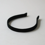 Gauhar - hiuspanta sametti ohut, musta