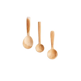 Lusikkasetti tiikkiä, Natural