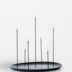 eno studio - MULTI CANDLE PIN kynttilänjalka, musta