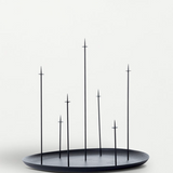 eno studio - MULTI CANDLE PIN kynttilänjalka, musta