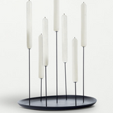 eno studio - MULTI CANDLE PIN kynttilänjalka, musta