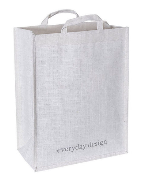 Everyday Design - Helsinki juuttikassi, valkoinen