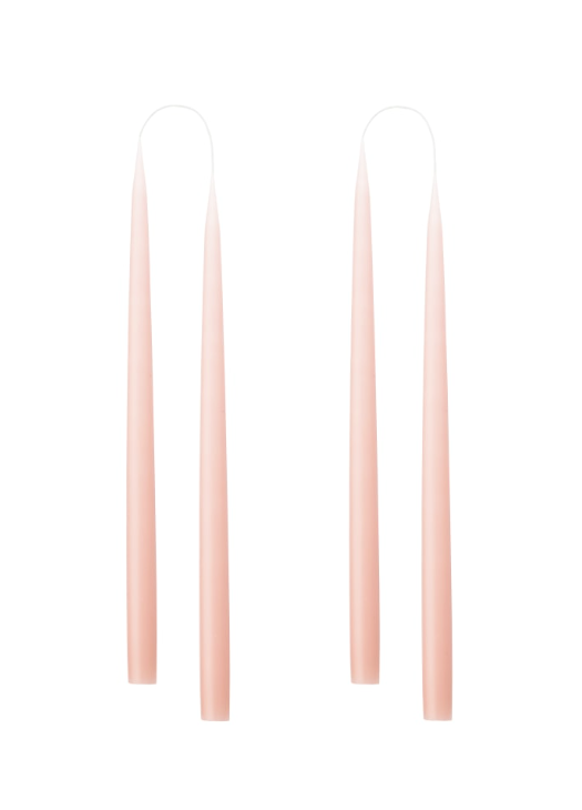 Kruunukynttilä pitkä 35cm, rose