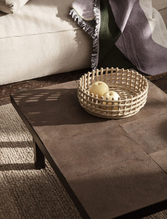 Ferm Living - Flod sohvapöytä, Mocha/Black