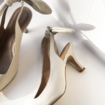 Flattered - Franchesca Bow korkokengät, creme