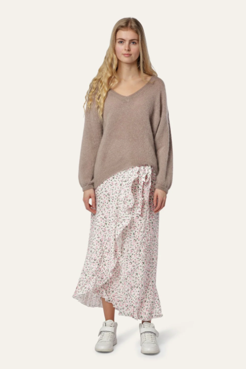 Americandreams - Silja mohairneule, beige